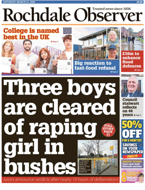 Cover of Rochdale Observer