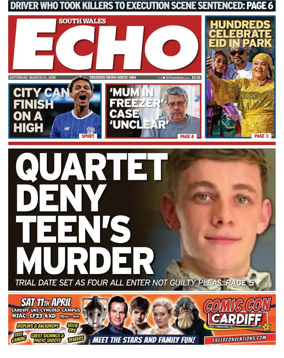 Cover of South Wales Echo