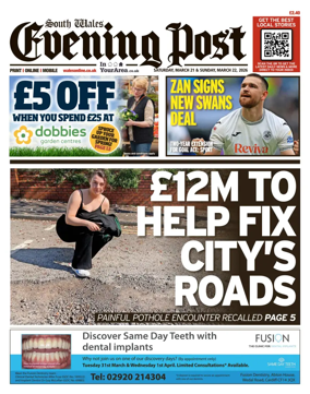 Cover of South Wales Evening Post