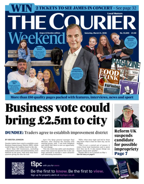 Cover of The Courier & Advertiser (Angus and Dundee)