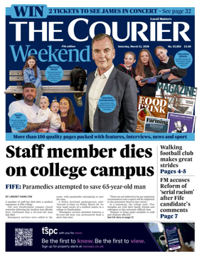 Cover of The Courier & Advertiser (Fife Edition)