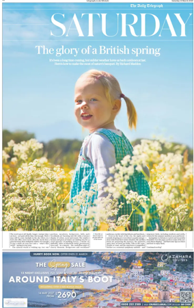 Cover of The Daily Telegraph – Saturday Supplement