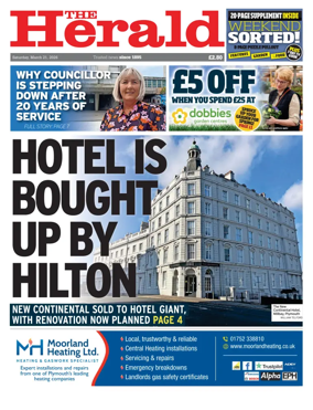 Cover of The Plymouth Herald