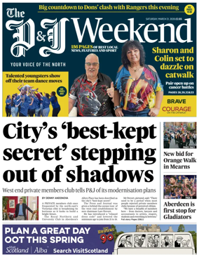 Cover of The Press and Journal (Aberdeen and Aberdeenshire)