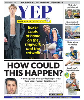 Cover of Yorkshire Evening Post