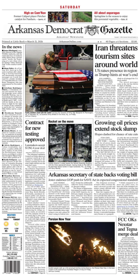 Cover of Arkansas Democrat-Gazette