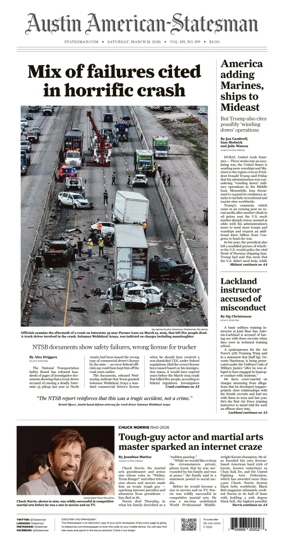 Cover of Austin American-Statesman