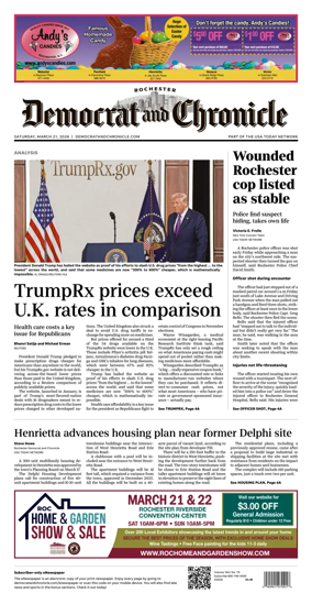 Cover of Democrat and Chronicle