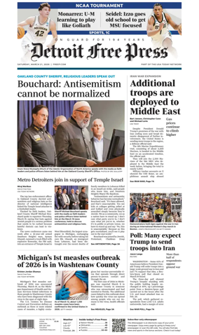 Cover of Detroit Free Press