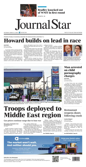 Cover of Journal Star (Peoria)