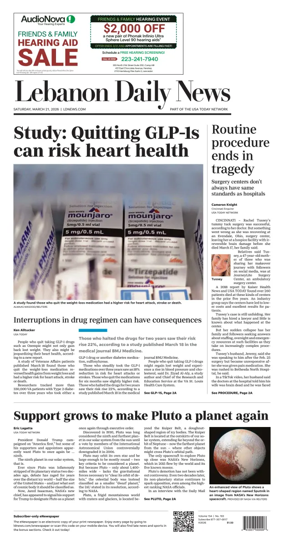 Cover of Lebanon Daily News