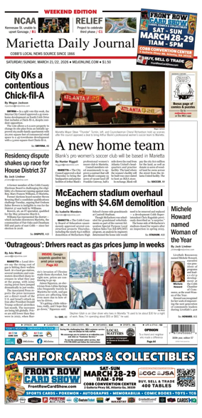 Cover of Marietta Daily Journal