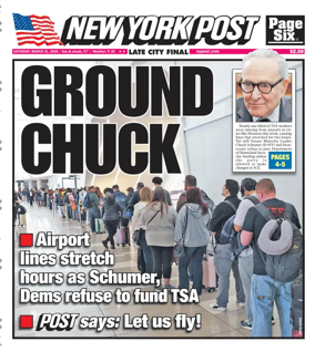 Cover of New York Post