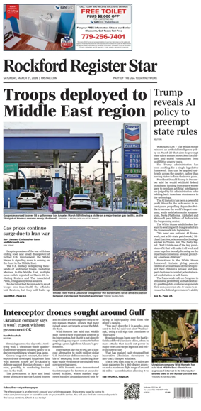 Cover of Rockford Register Star