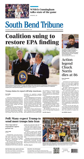 Cover of South Bend Tribune
