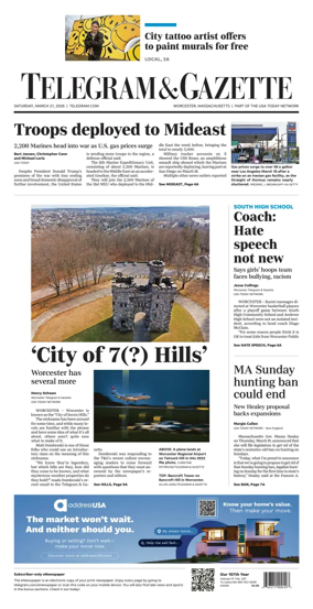 Cover of Telegram & Gazette