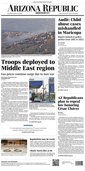 Cover of The Arizona Republic