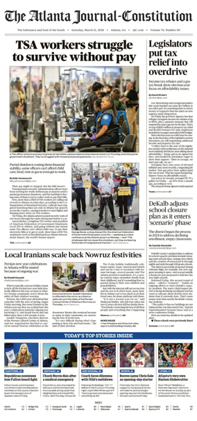 Cover of The Atlanta Journal-Constitution