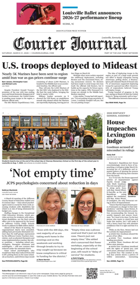 Cover of The Courier-Journal (Louisville)