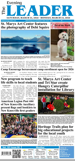 Cover of The Evening Leader