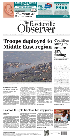 Cover of The Fayetteville Observer