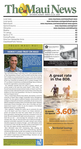 Cover of The Maui News - Weekender