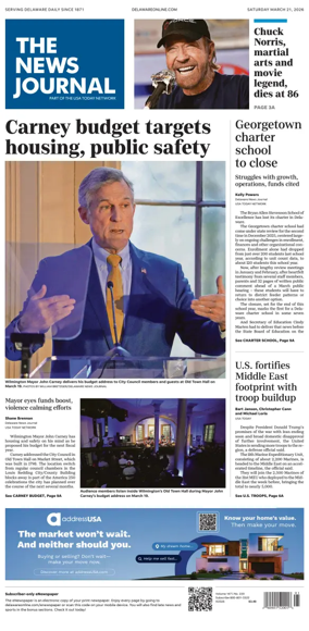 Cover of The News Journal