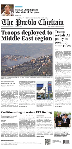 Cover of The Pueblo Chieftain