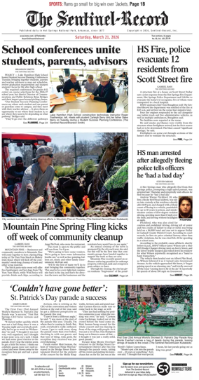 Cover of The Sentinel-Record