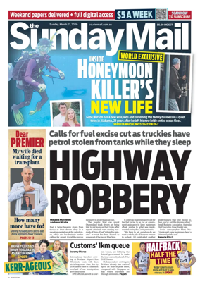 Cover of The Courier-Mail