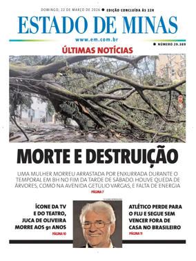 Cover of Estado de Minas (Brazil)