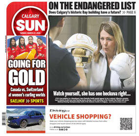 Cover of Calgary Sun