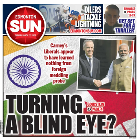 Cover of Edmonton Sun