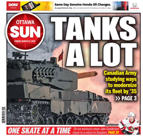 Cover of Ottawa Sun
