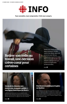 Cover of Radio-Canada Info