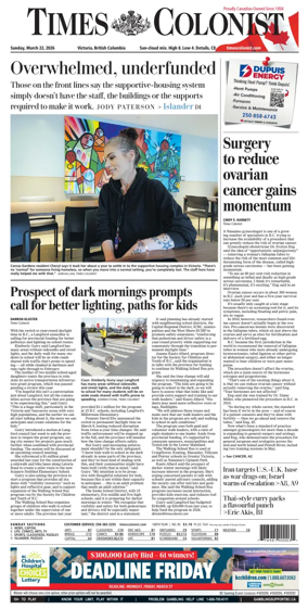 Cover of Times Colonist