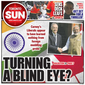 Cover of Toronto Sun