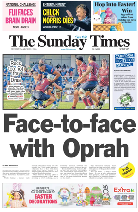 Cover of The Fiji Times
