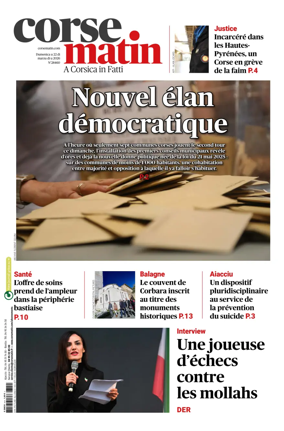 Cover of Corse Matin