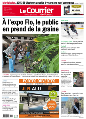 Cover of Le Courrier de l’Ouest (Saumur)