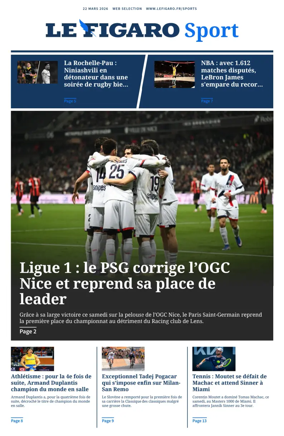 Cover of Le Figaro Sport