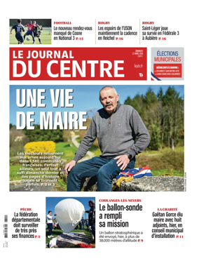 Cover of Le Journal du Centre