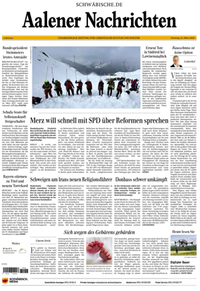 Cover of Aalener Nachrichten