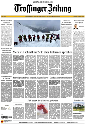 Cover of Trossinger Zeitung