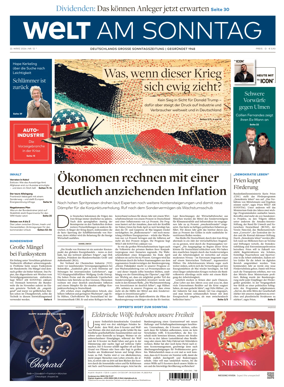 Cover of Welt am Sonntag