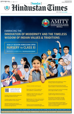 Cover of Hindustan Times (Amritsar)