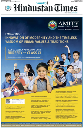 Cover of Hindustan Times (Chandigarh)