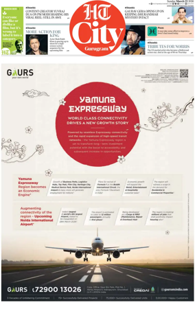 Cover of Hindustan Times (Gurgaon) - City