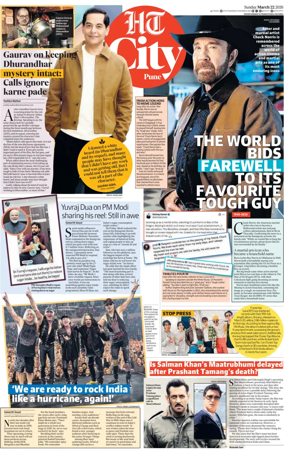 Cover of Hindustan Times (Pune) - Cafe