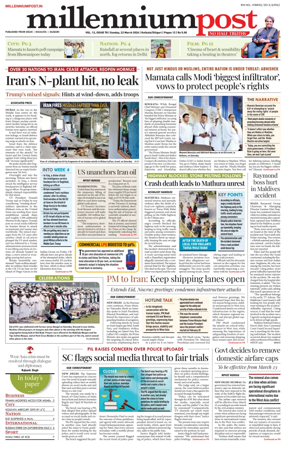 Cover of Millennium Post (Kolkata)